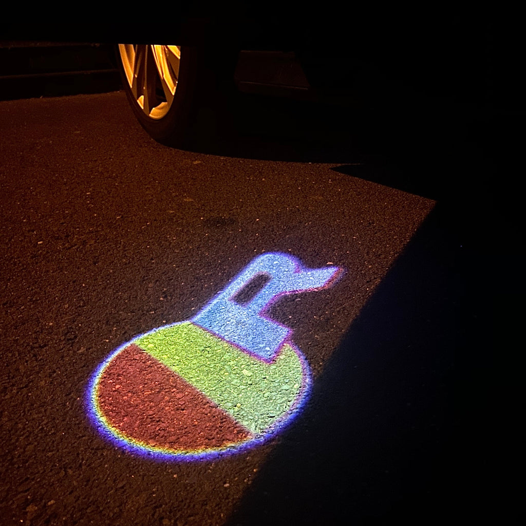 JAGUAR LOGO PROJECROTR LIGHTS Nr.42 (quantità 1 = 1 set/2 luci porta)