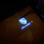 PORSCHE LOGO PROJECTOT LIGHTS Nr.53 (cantidad 1 = 2 logo película / 2 luces de puerta)
