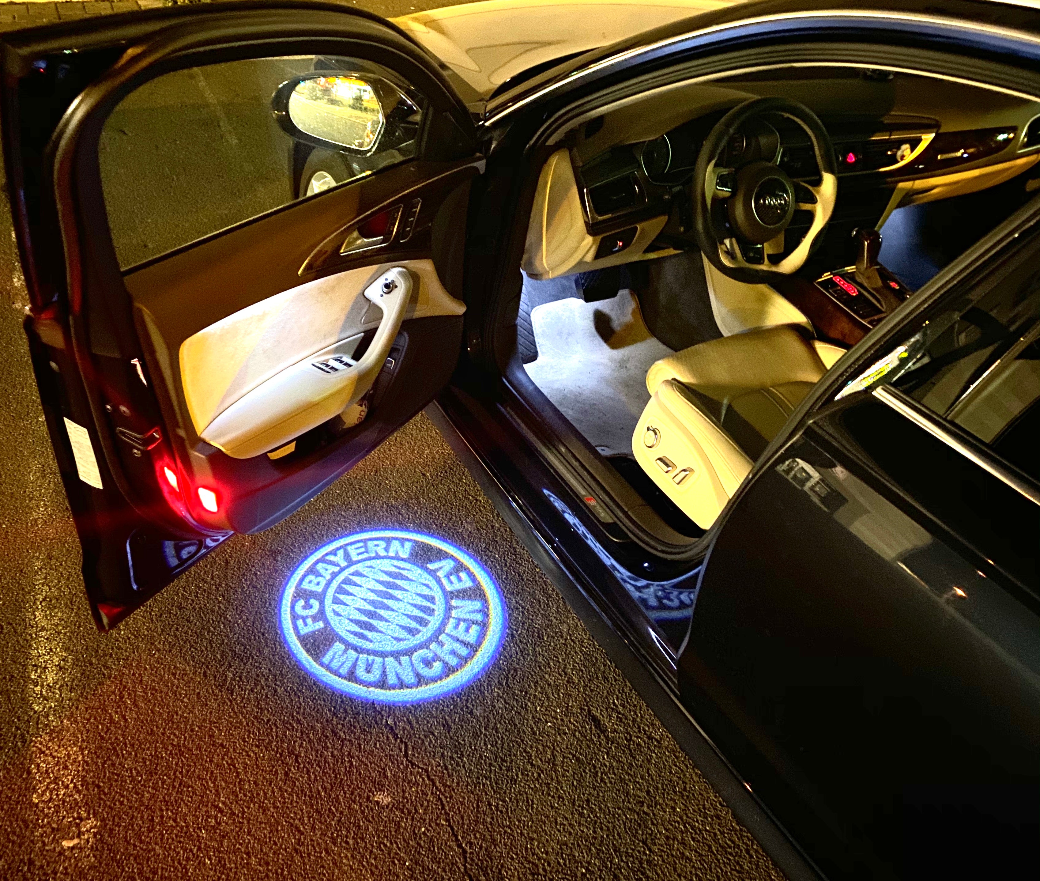 Fußball CLUB Logo Nr.258 (Menge 1 = 2 Logofilme /2 Türleuchten)