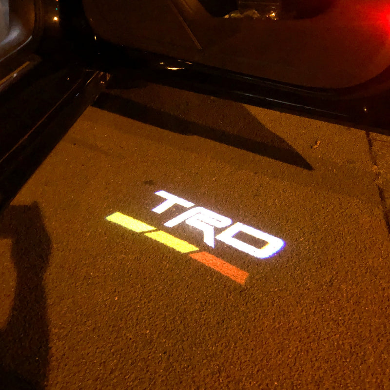 TRD  LOGO PROJECTOT LIGHTS Nr.16  (quantity 1 = 2 Logo Films /2 door lights）