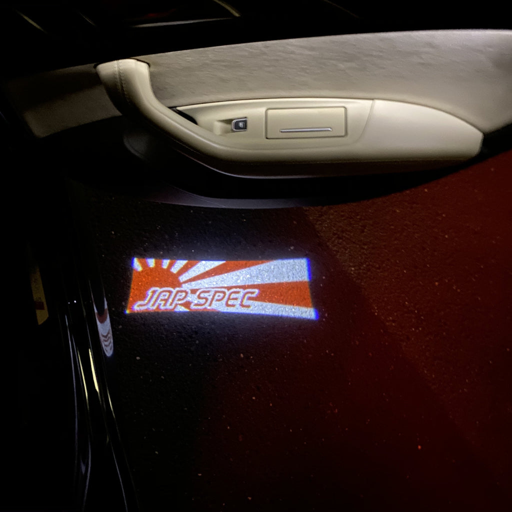 JDM LOGO PROJECTOT LIGHTS Nr.13 (quantity 1 = 1 sets/2 door lights)