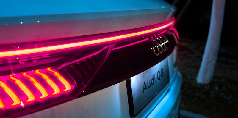 Upgraded LED strip tail light dynamic indicator for AUDI