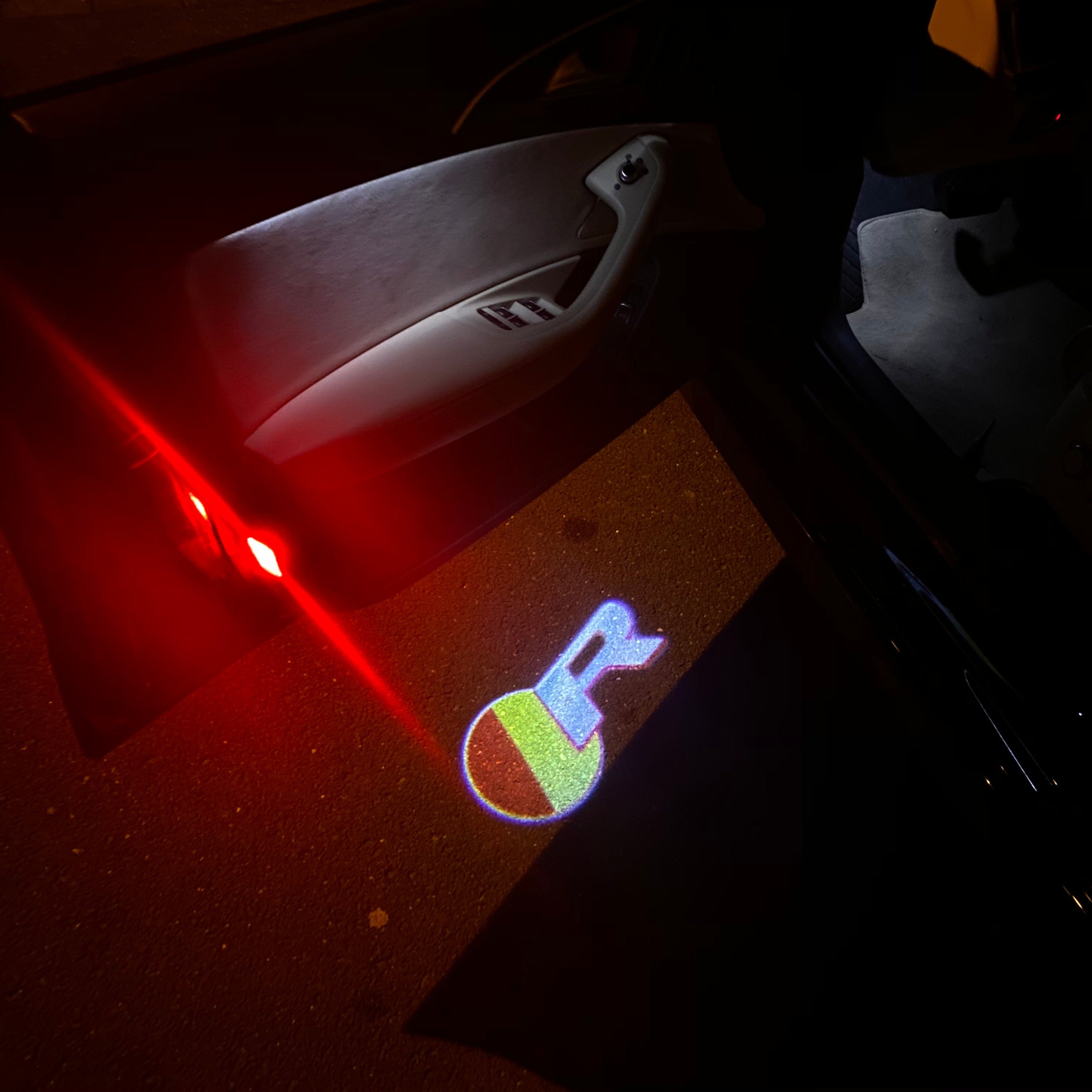 JAGUAR LOGO PROJECROTR LIGHTS Nr.42 (quantità 1 = 1 set/2 luci porta)