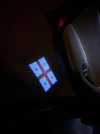 Georgia საქართველო logo bandiera nazionale (quantità 1 = 1 set / 2 pellicole logo / Può sostituire di luci altri loghi)