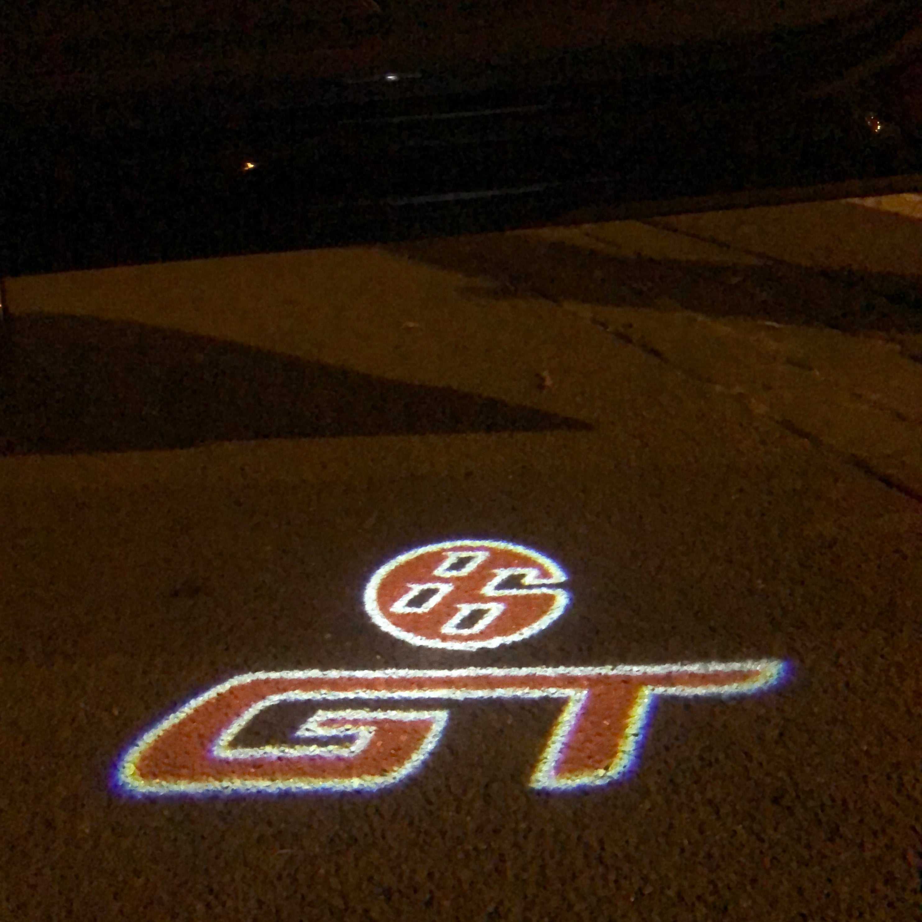 TOYOTA  GT86 LOGO PROJECROTR LIGHTS Nr.18 (quantity 1 = 2 Logo Films /2 door lights）