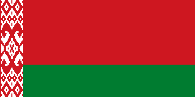 Weißrussland Беларусь Logo der Nationalflagge (Anzahl 1 = 1 Sätze / 2 Logo-Film / Kann Lichter anderer Logos ersetzen)
