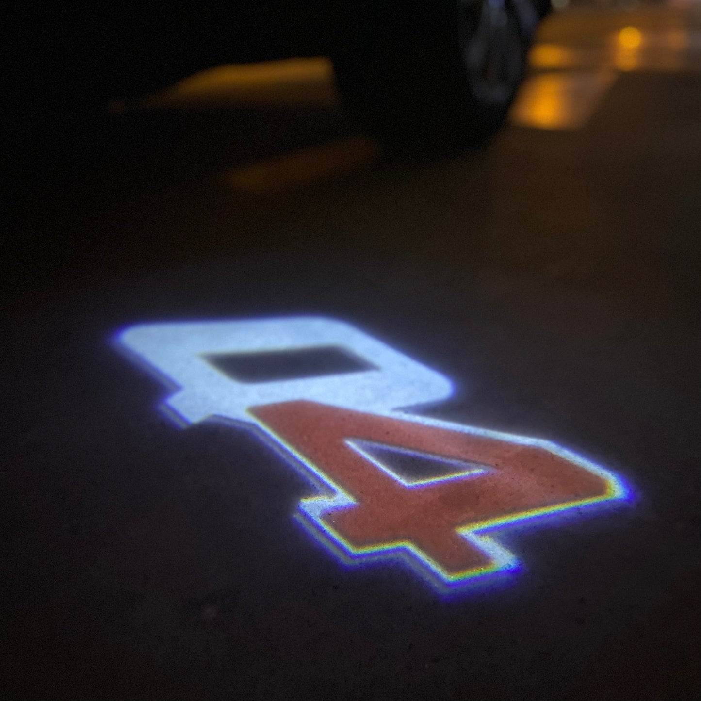 Maserati LOGO PROJECROTR LIGHTS Nr.01 (Anzahl 1 = 1 Sets / 2 Türleuchten)