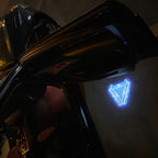 Iron Man Logo Nr.214 (quantité 1 = 2 Logo Films /2 feux de porte)