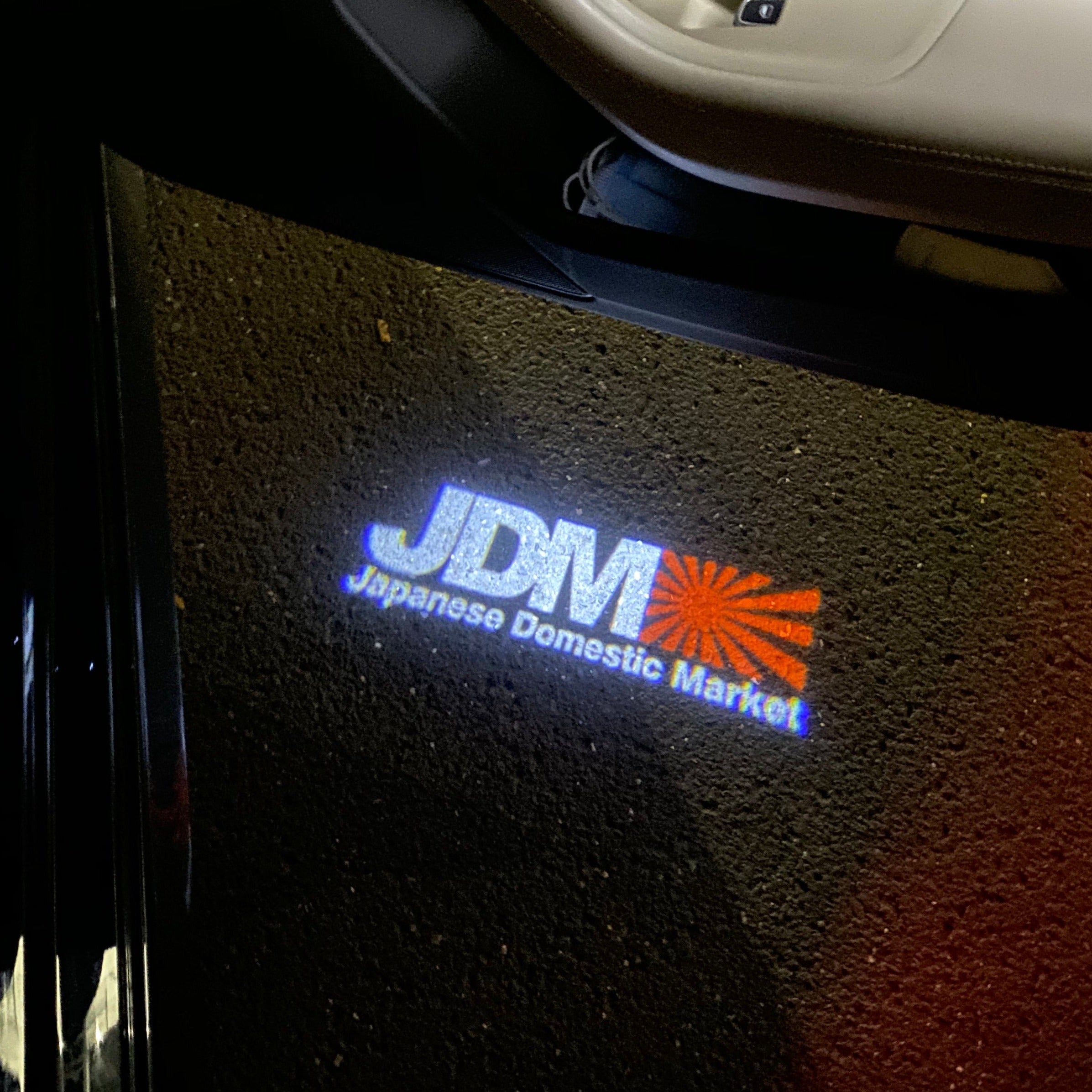 JDM LOGO PROJECTOT LIGHTS Nr.05 (quantity 1 = 1 sets/2 door lights)
