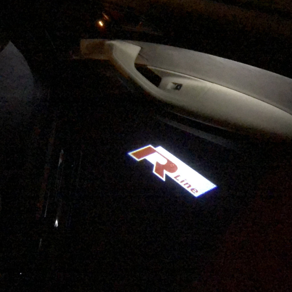 فولكس واجن الباب أضواء R لاين الشعار Nr. 35 (كمية 1 = 2 شعار فيلم / 2 أضواء الباب)