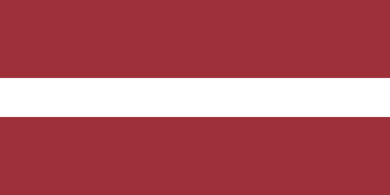 Lettland Latvijas Republika Nationalflaggenlogo (Anzahl 1 = 1 Sätze / 2 Logofilme / Kann Lichter anderer Logos ersetzen)