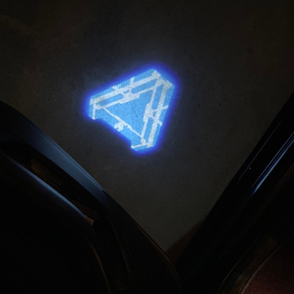 Iron Man Logo Nr.214 (quantité 1 = 2 Logo Films /2 feux de porte)