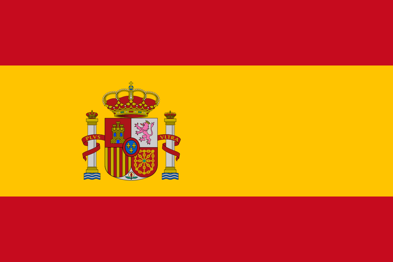 Spanien Reino de Espaa Nationalflagge Logo (Menge 1 = 1 Sätze / 2 Logo-Film / kann von Lichtern andere Logos ersetzen)