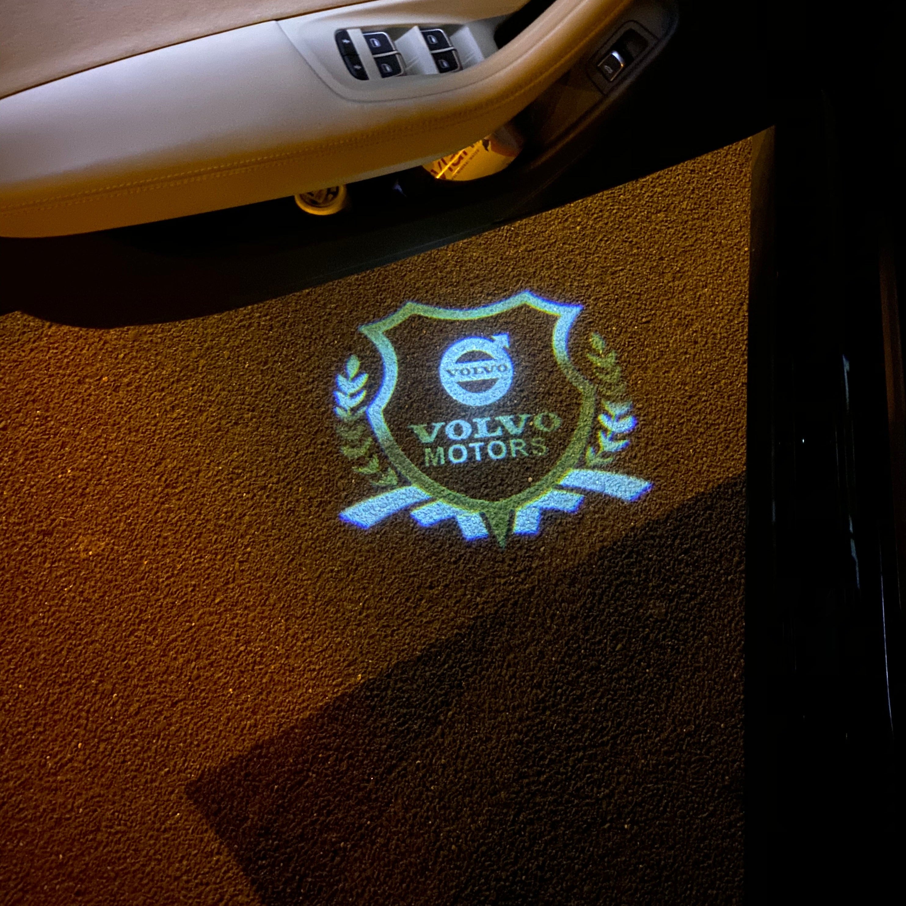 Volvo Original logo PROJECROTR LIGHTS Nr.99 (quantity  1 =  2 Logo Film /  2 door lights)