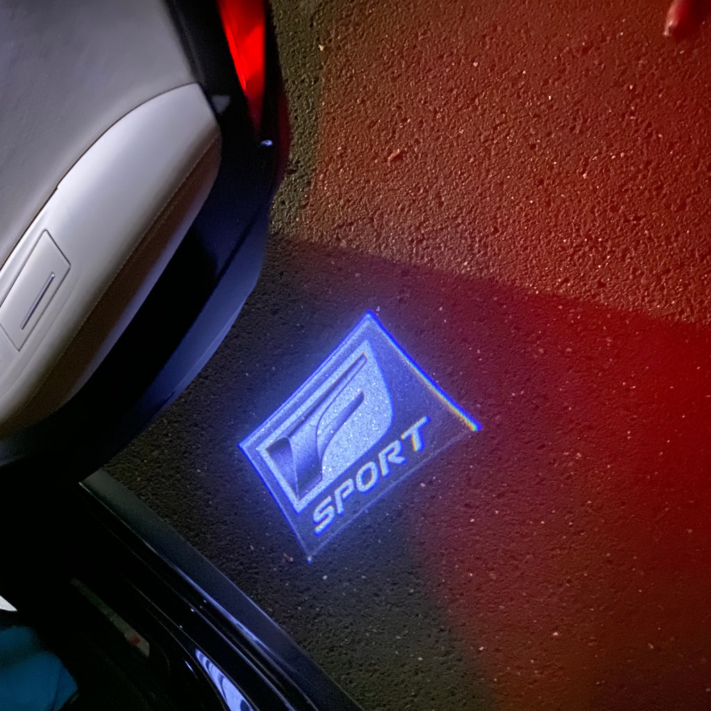 RC F LOGO PROJECROTR LIGHTS Nr.02 (quantité 1 = 1 ensembles / 2 feux de porte)