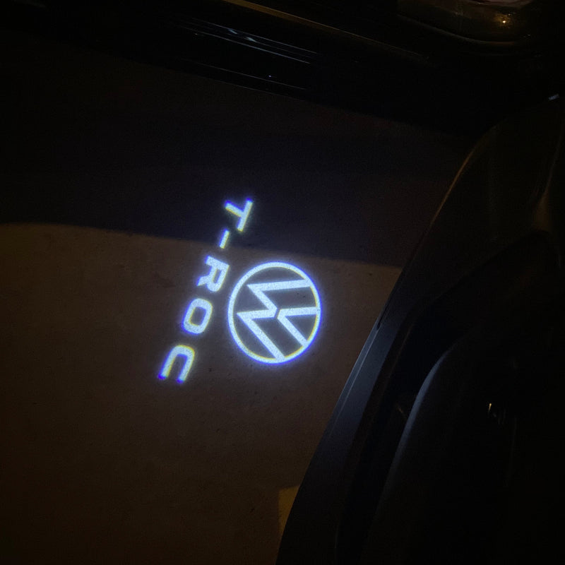 Volkswagen Door lights T-ROC Logo  Nr. 129 (quantity 1 = 2 Logo Films /2 door lights）