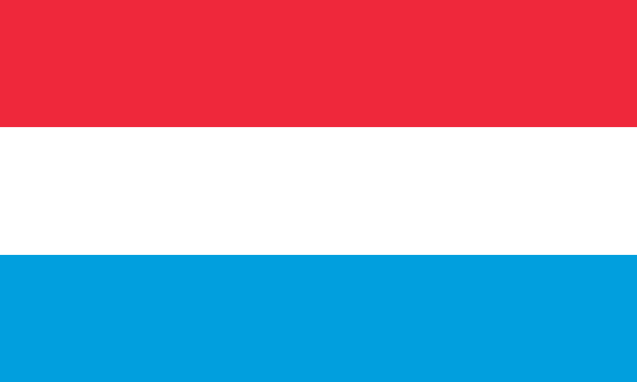 Luxemburg Großherzogtum Létzebuerg Nationalflagge Logo (Menge 1 = 1 Sätze / 2 Logo Film / Kann von Lichtern andere Logos ersetzen )