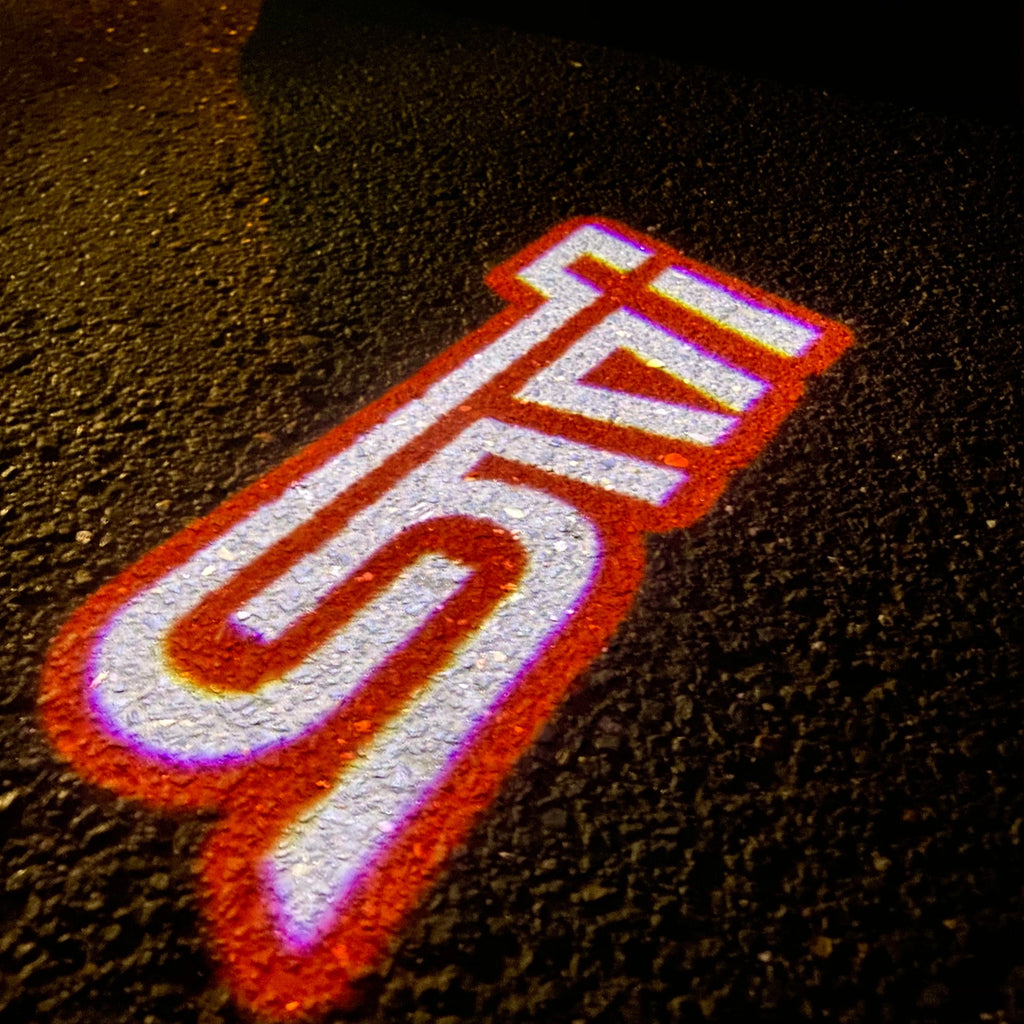 BRZ LOGO PROJECROTR LIGHTS Nr.03 (cantidad 1 = 1 juego/2 luces de puerta)