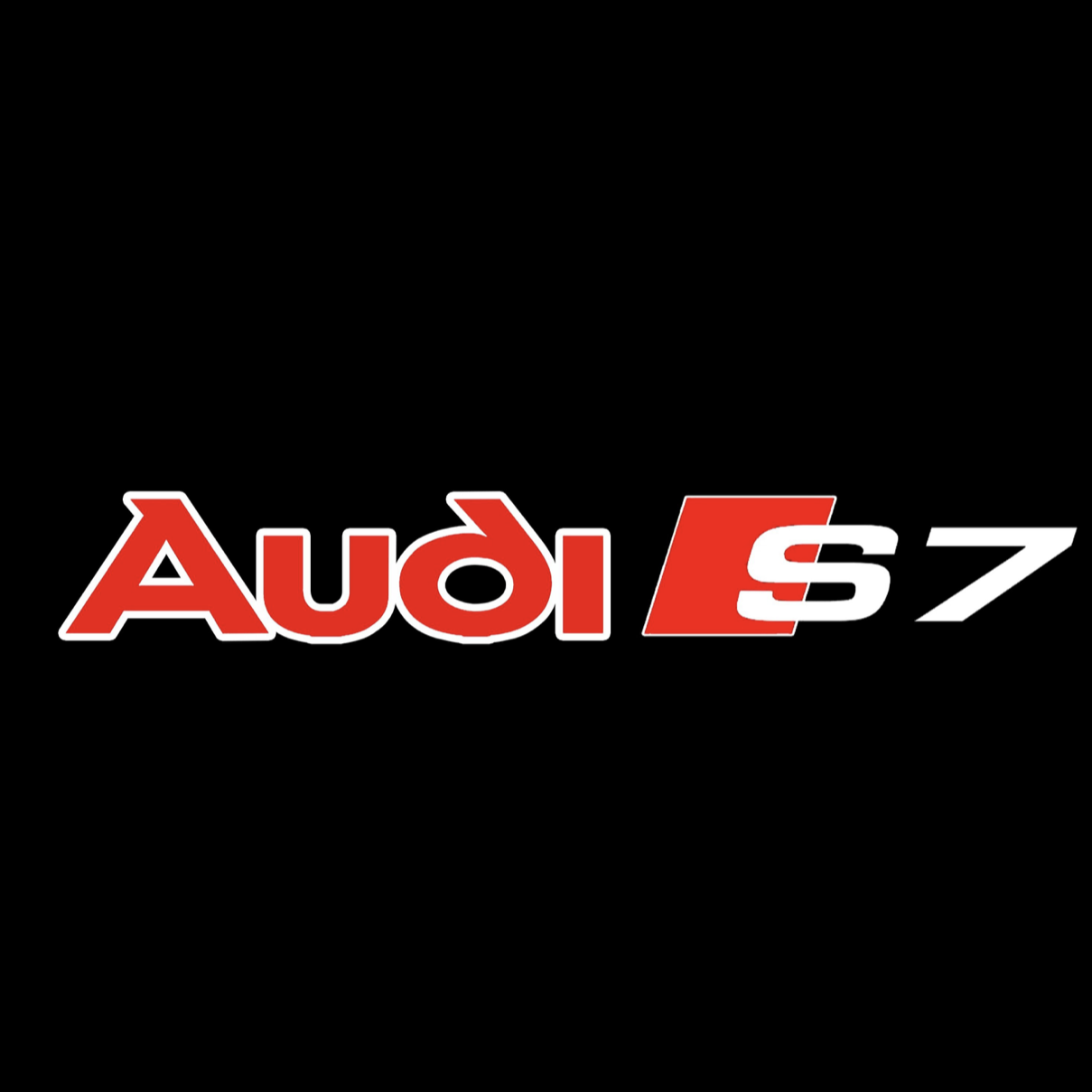 LUCI AUDI LOGO PROJECTOT Nr.93 (quantità 1 = 2 Pellicole Logo / 2 luci porta）