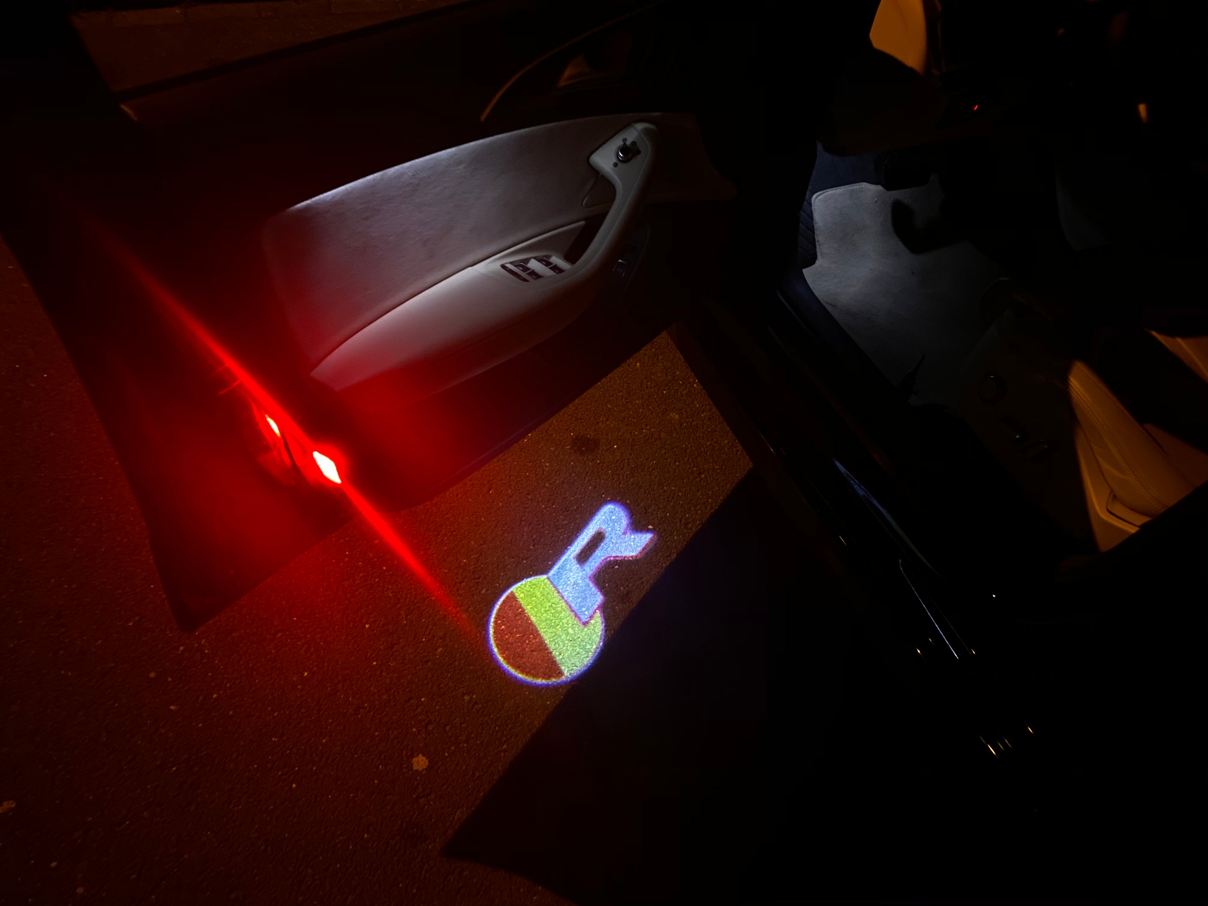 JAGUAR LOGO PROJECRTR LIGHTS Nr.63 (quantità 1= 1 set/2 porta luci)