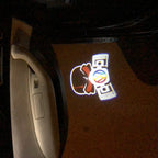 Volkswagen GAS MASK Porta luci Nr. 03 (quantità 1 = 2 logo film / 2 porte luci)