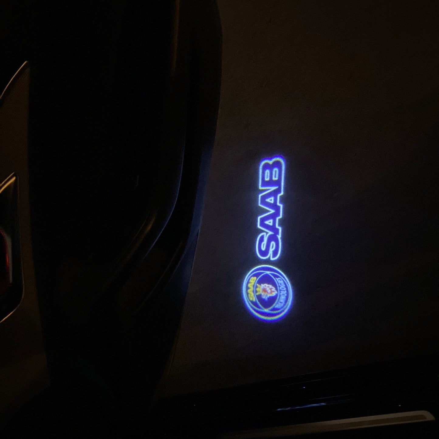 SAAB  Original LOGO PROJECROTR LIGHTS Nr.2515 (quantity 1 = 1 sets/2 door lights)