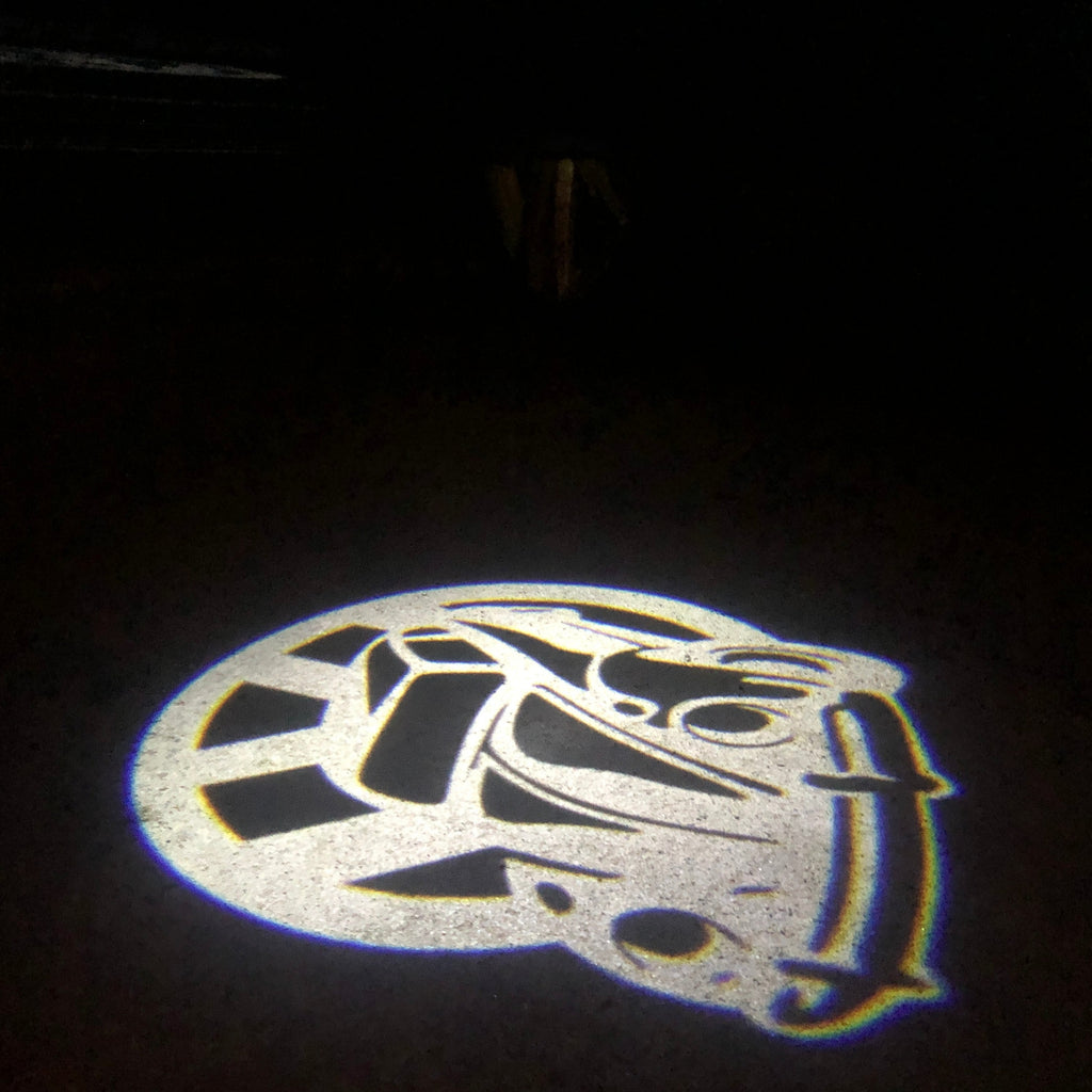 VW Logo Nr. 11 (quantità 1 = 2 Logo Films /2 luci porta)