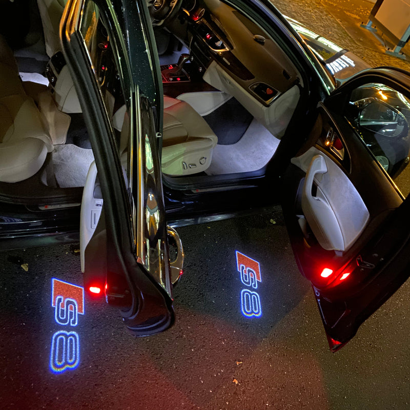 LED Audi S8 Türbeleuchtung Logo Projektor
