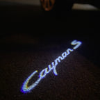 PORSCHE Cayman  LOGO PROJECTOT LIGHTS Nr.8011 (quantity  1 =  2 Logo Film /  2 door lights)