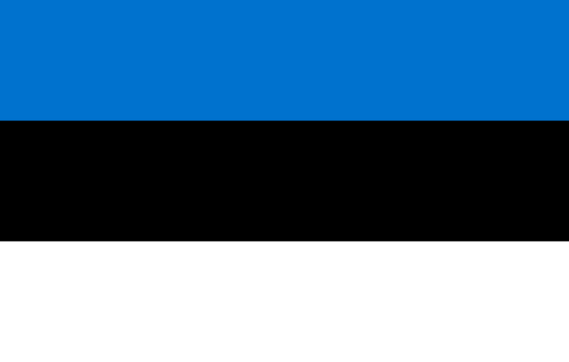 Estonia Eesti Vabariik   National Flag  logo door lights (quantity 1 = 1 sets / 2 logo film /  Can replace of lights  other logos )