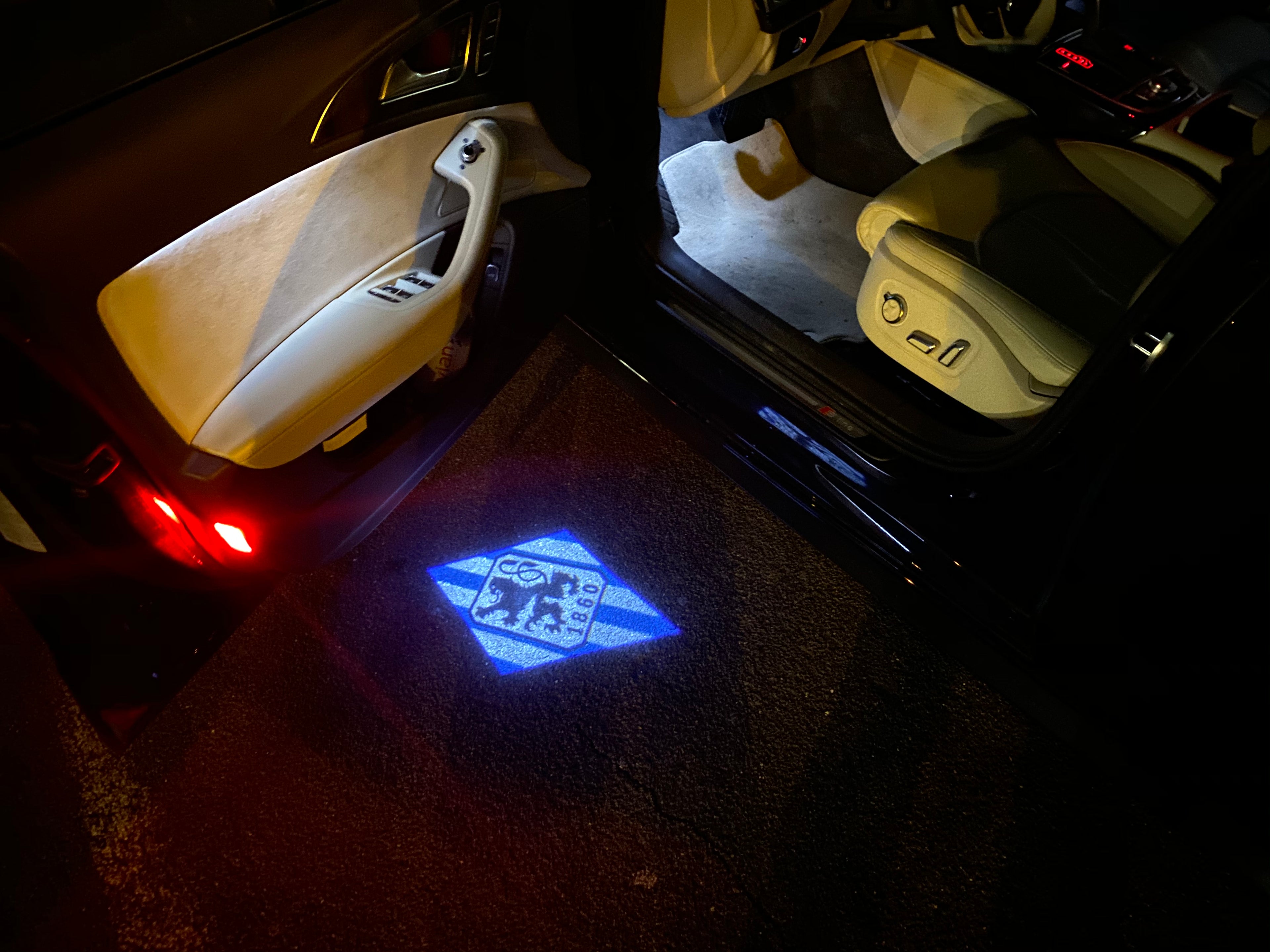 Fußball CLUB Logo Nr.258 (Menge 1 = 2 Logofilme /2 Türleuchten)