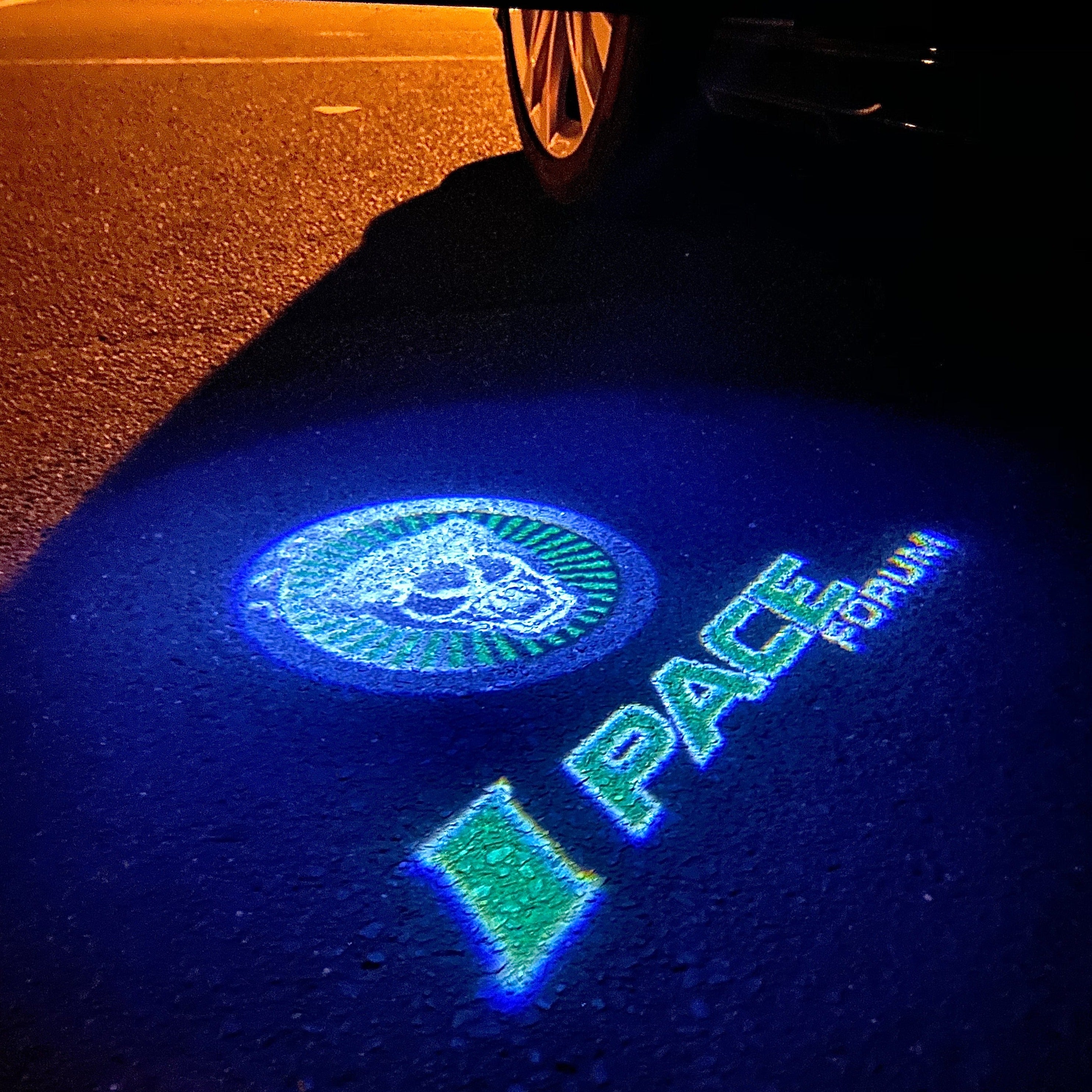 JAGUAR LOGO PROJECTOR LIGHTS Nr.123 (Menge 1 = 1 Sätze / 2 Türlichter)