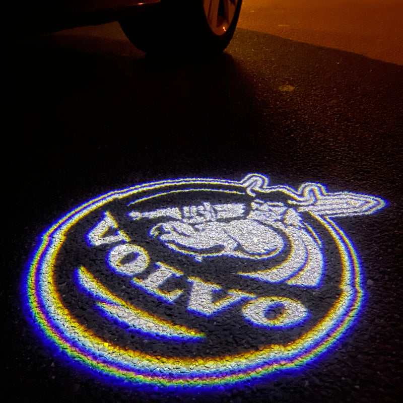 4 Pièces Lumière LED De Porte De Voiture Pour Volvo, Projecteur De