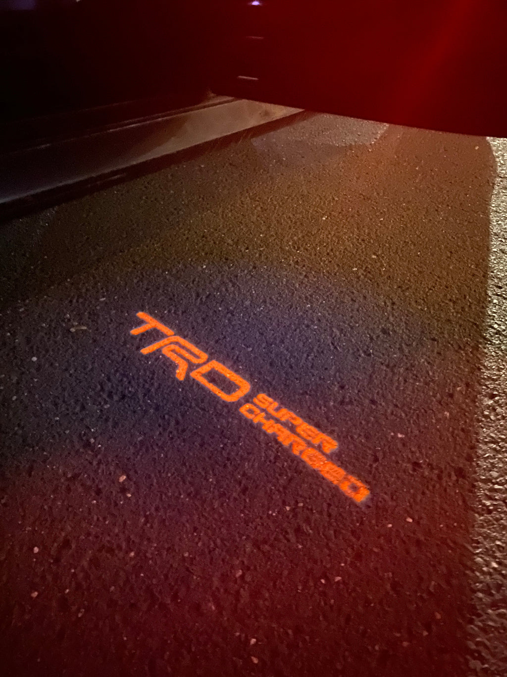 TRD LOGO PROJECROTR LIGHTS Nr.03 (Menge 1 = 1 Sets/2 Türleuchten)