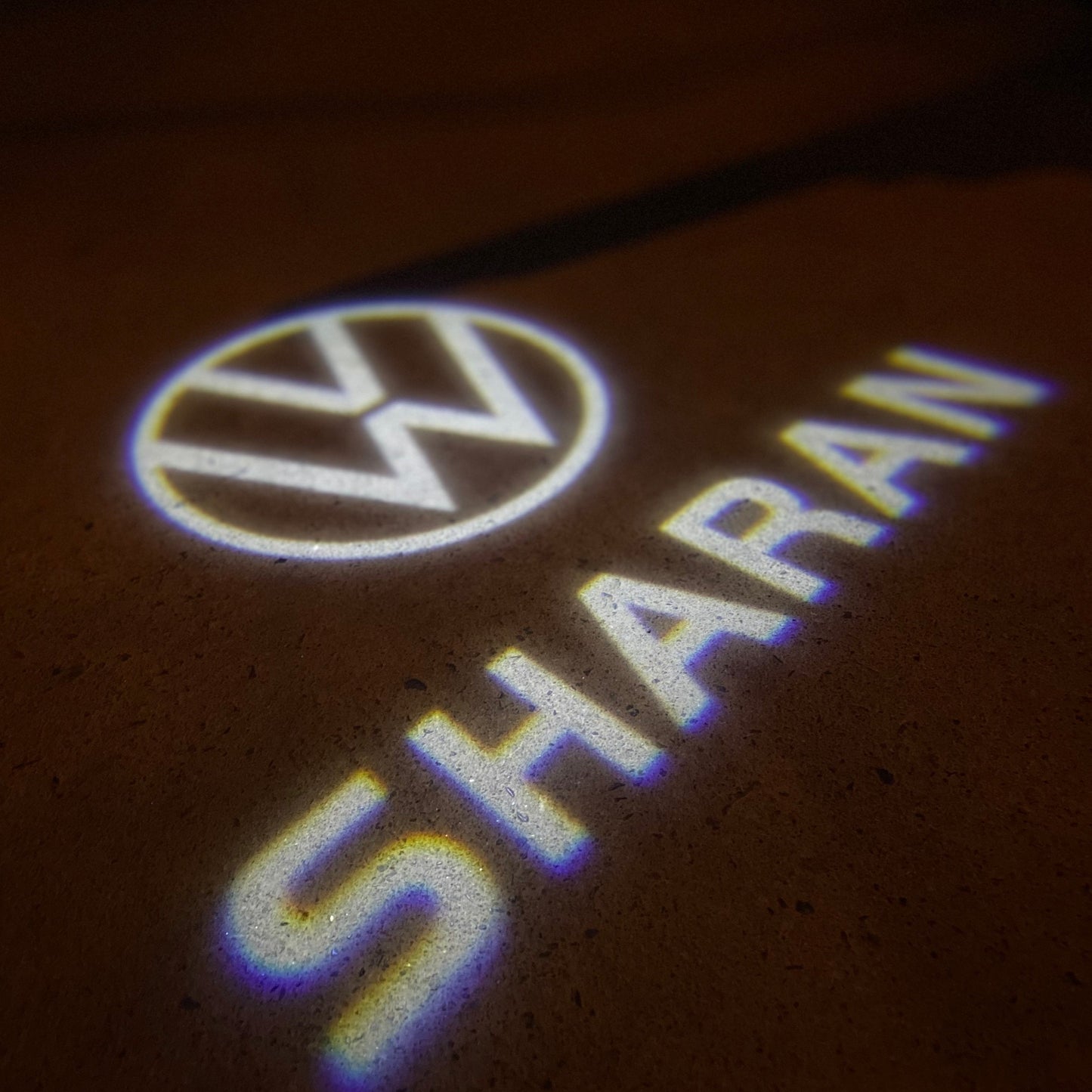 Volkswagen Door lights Sharan Logo  Nr. 1IJ2K9 (quantity 1 = 2 Logo Films /2 door lights）