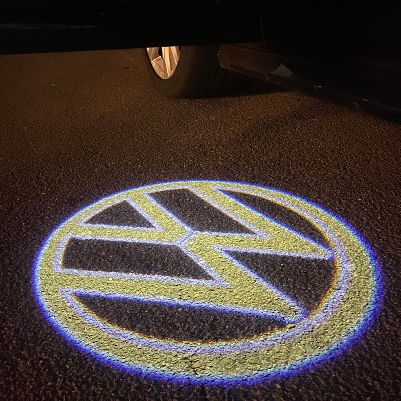 Feux de porte Volkswagen Logo Nr. 160 (quantité 1 = 2 film de logo / 2 lumières de porte)