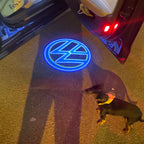 Volkswagen Door lights Original Logo  Nr. 157 ( quantity 1 = 2 logo film / 2 door lights)