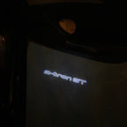 AUDI LOGO PROJECTOT LIGHTS Nr.19 (الكمية 1 = 2 Logo Films /2 أضواء الباب)