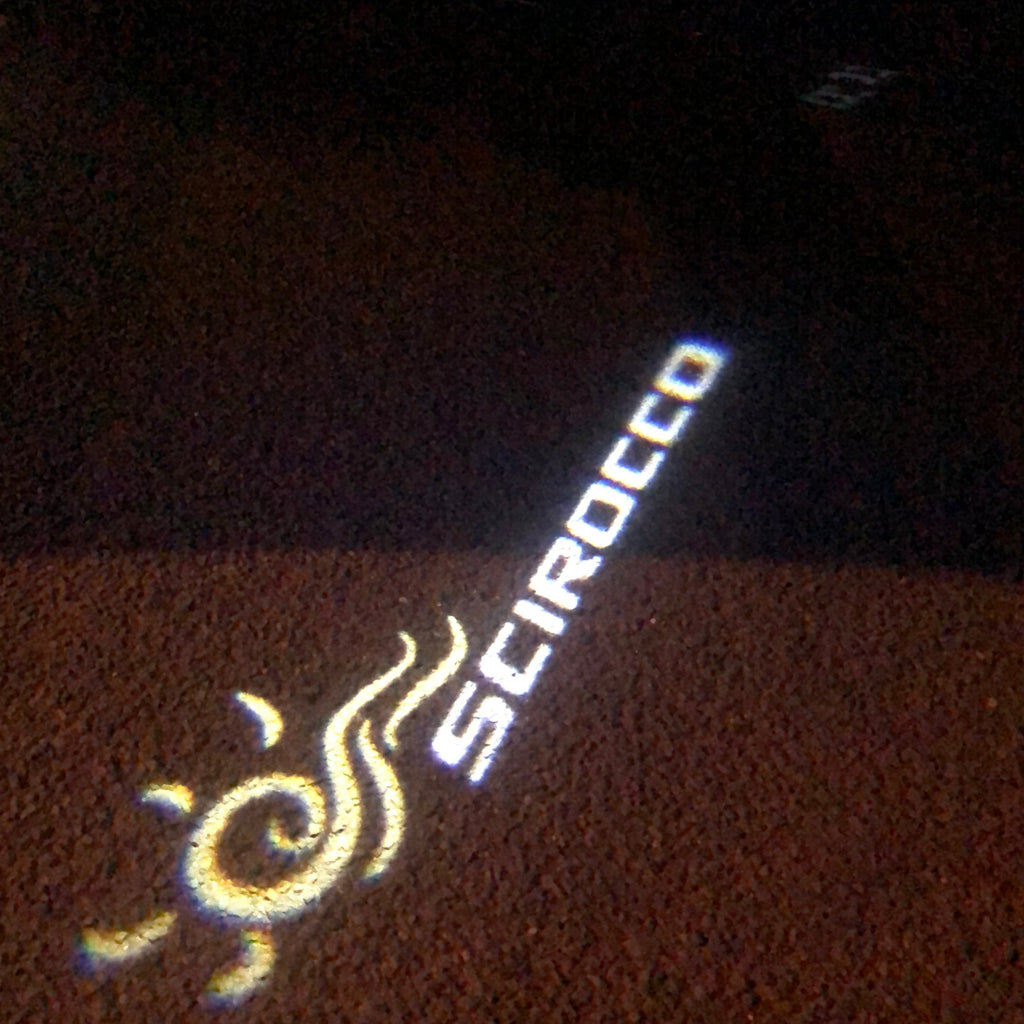 Feux de porte Volkswagen SCIROCCO Logo Nr. 61 (quantité 1 = 2 films de logo / 2 lumières de porte）