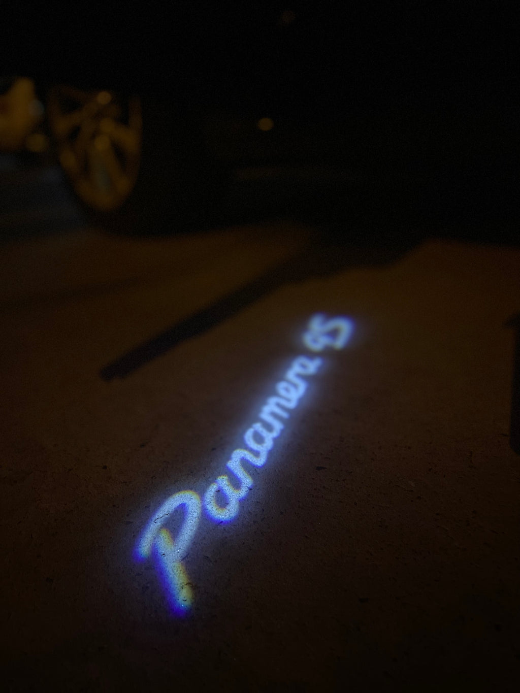 PORSCHE LOGO PROJECTOT LIGHTS Nr.84 (quantità 1 = 2 Logo Film / 2 luci porta)