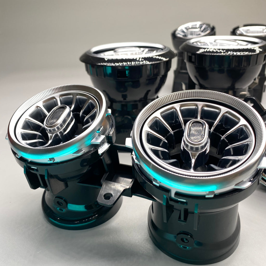 Luz ambiental de 64 colores Luz de control central Salida de turbina ligera para Mercedes-Benz