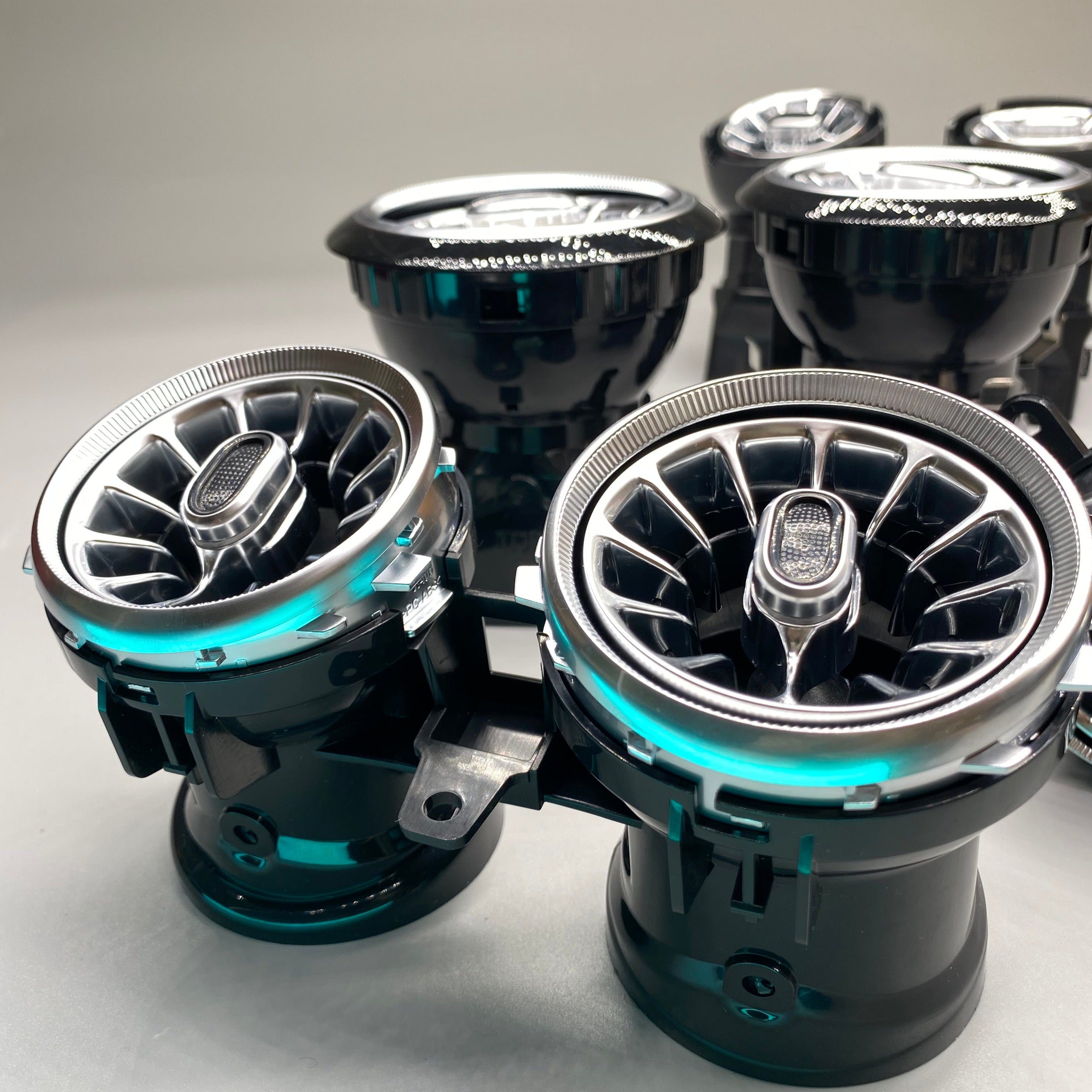 Luz ambiental de 64 colores Luz de control central Salida de turbina ligera para Mercedes-Benz