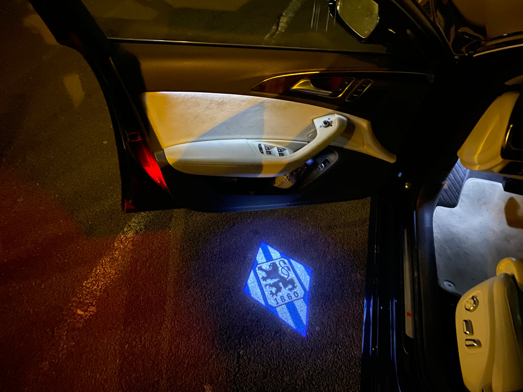 Fußball CLUB Logo Nr.258 (Menge 1 = 2 Logofilme /2 Türleuchten)