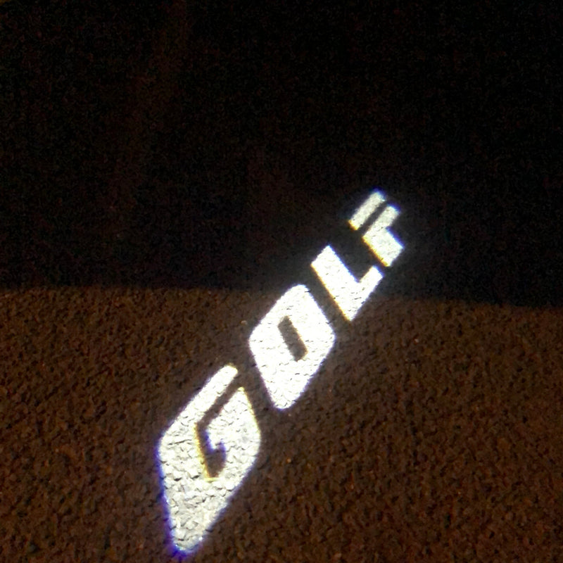Volkswagen Door lights GOLF Logo Nr. 31 (quantità 1 = 2 Logo Films /2 luci porta)