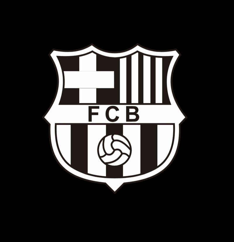 Fußball CLUB Logo Nr.258 (Menge 1 = 2 Logofilme /2 Türleuchten)