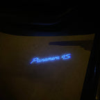 PORSCHE LOGO PROJECTOT LIGHTS Nr.84 (quantità 1 = 2 Logo Film / 2 luci porta)
