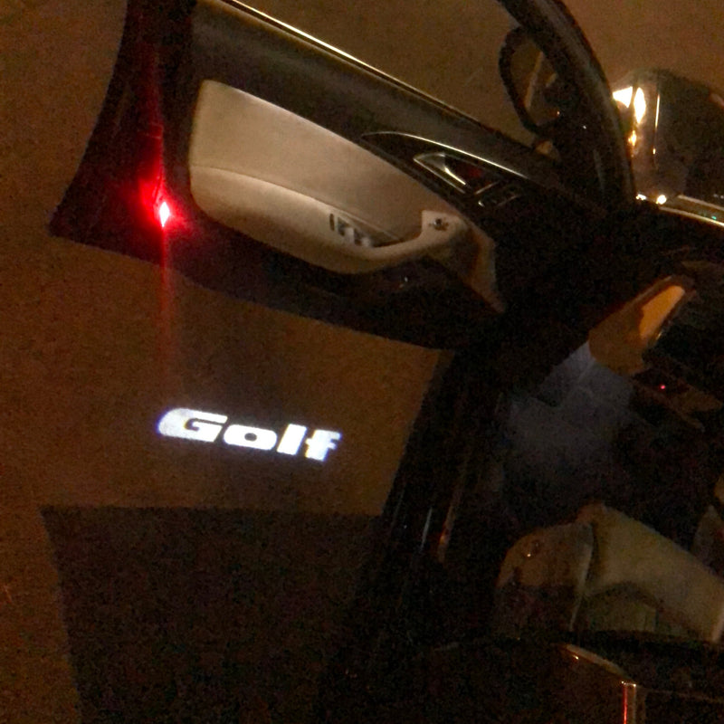 Volkswagen Door lights GOLF Logo Nr. 31 (quantità 1 = 2 Logo Films /2 luci porta)