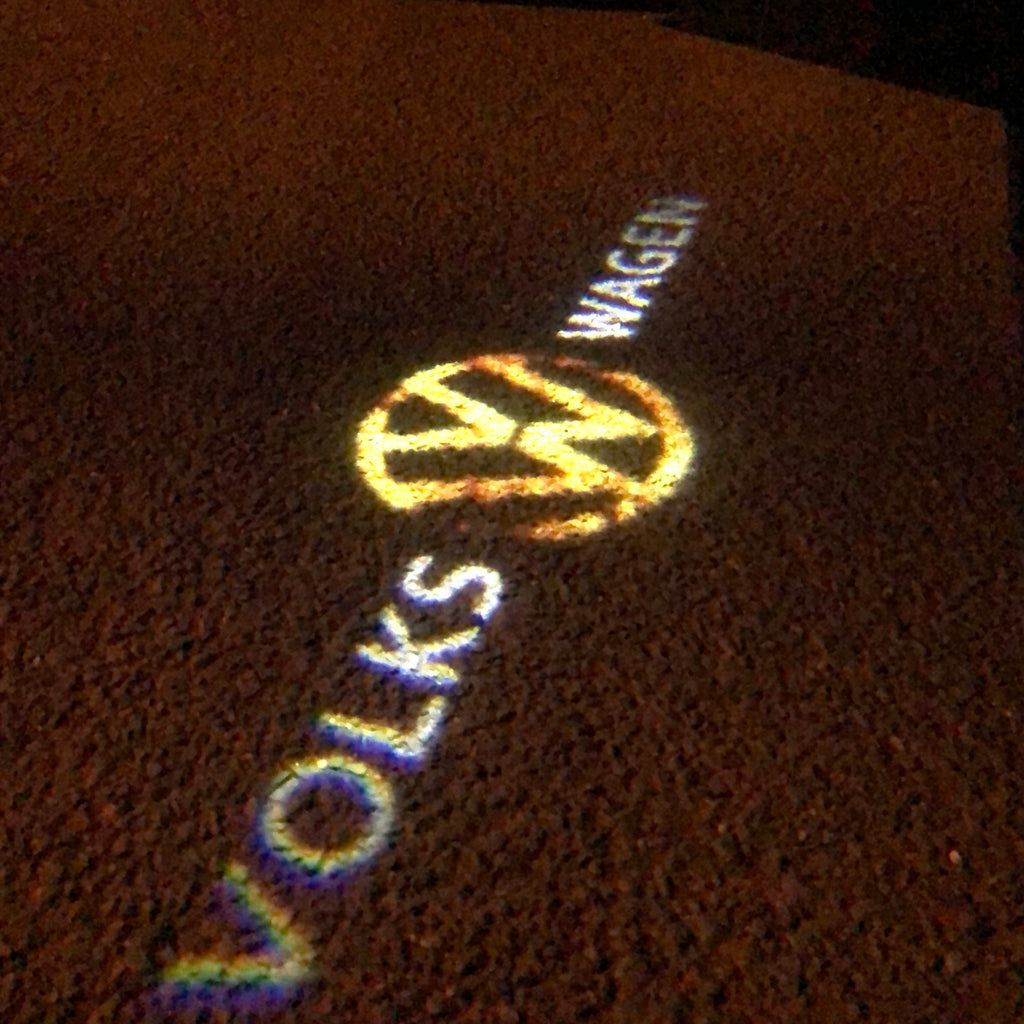 Volkswagen Door lights Logo Nr. 06 (quantità 1 = 2 pellicole logo / 2 luci porta)