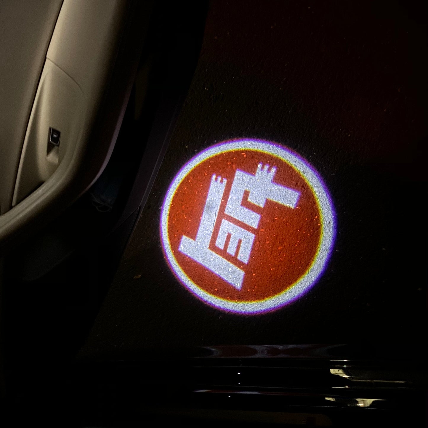 JDM LOGO PROJECTOR LIGHTS Nr.09 (الكمية 1 = 1 مجموعة / 2 أضواء باب)