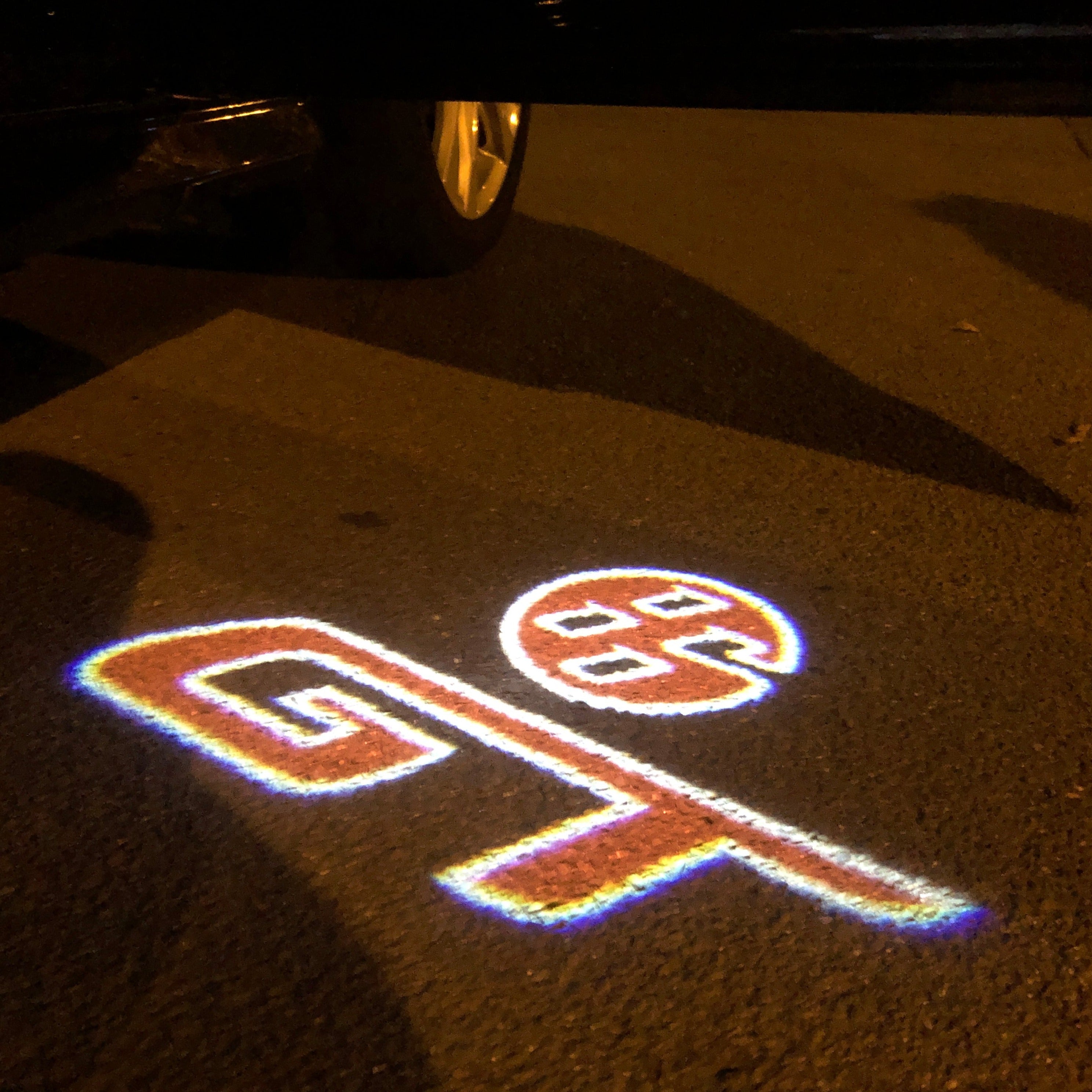 TOYOTA  GT86 LOGO PROJECROTR LIGHTS Nr.18 (quantity 1 = 2 Logo Films /2 door lights）
